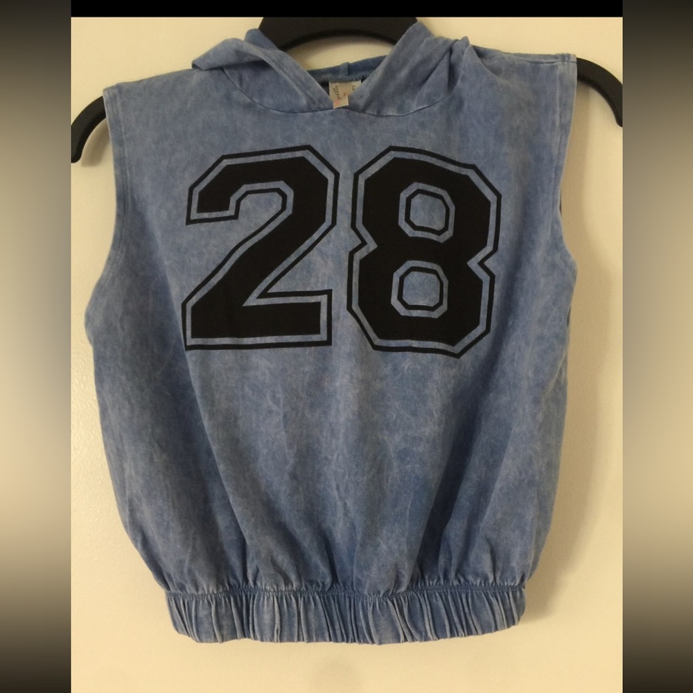 Womens top sleevles hoodie